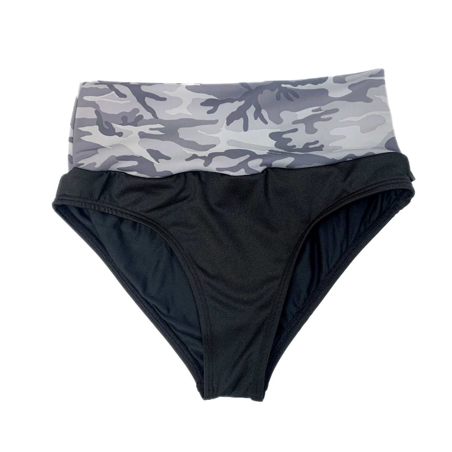 KALIMA | Bas de bikini taille haute | Camo