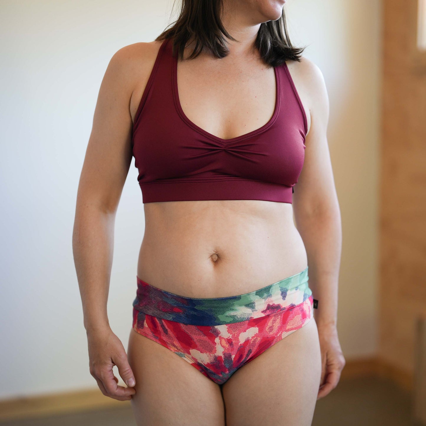 BELLIS | Haut de bikini bralette | Bordeaux