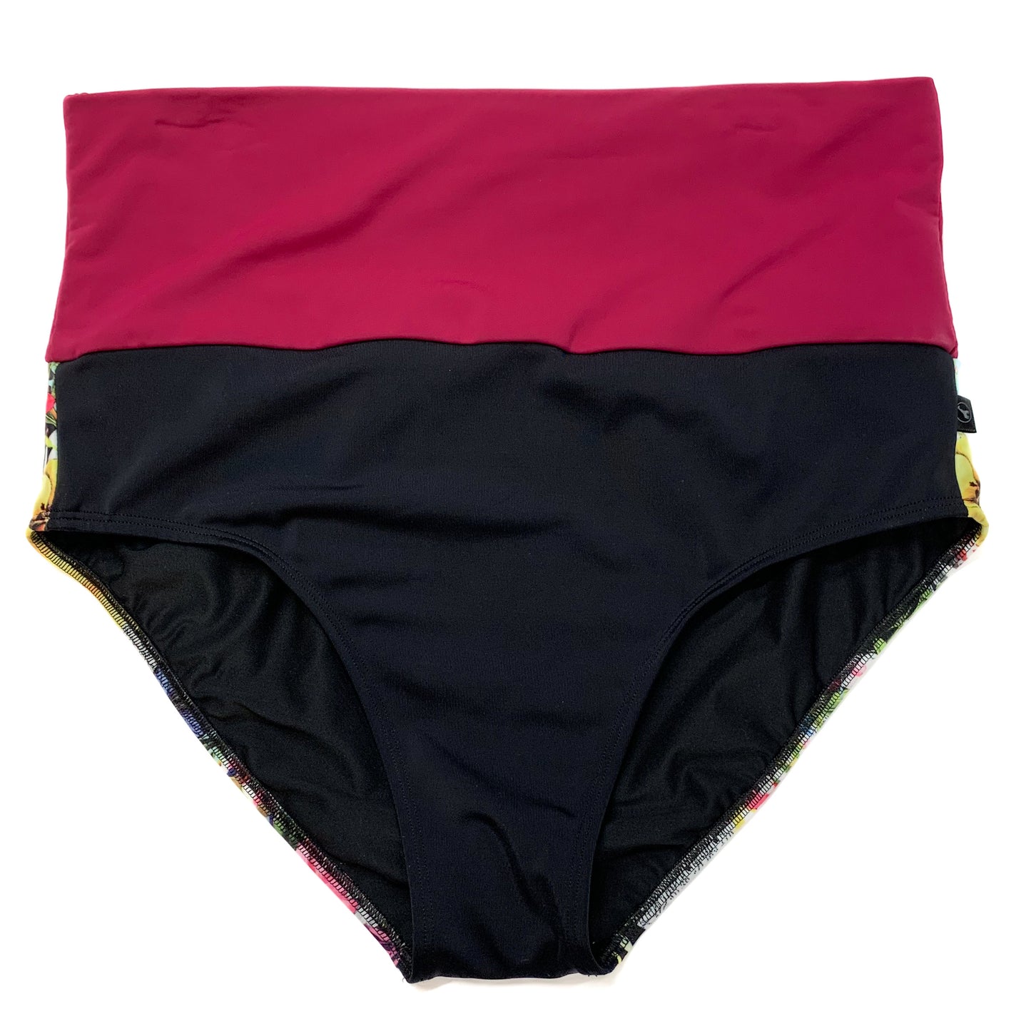 KALIMA | Bas de bikini taille haute | Fleurs et papillons