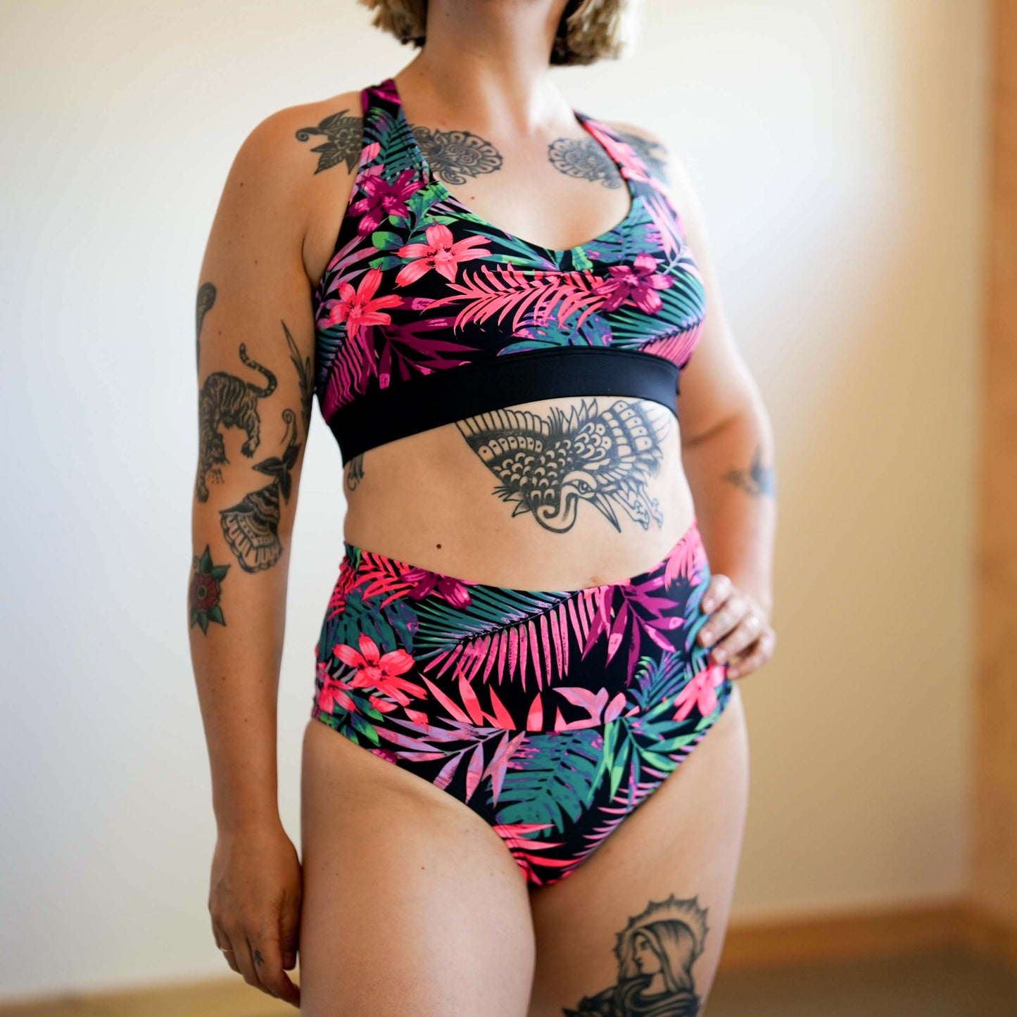 BELLIS | Haut de bikini bralette | Jungle