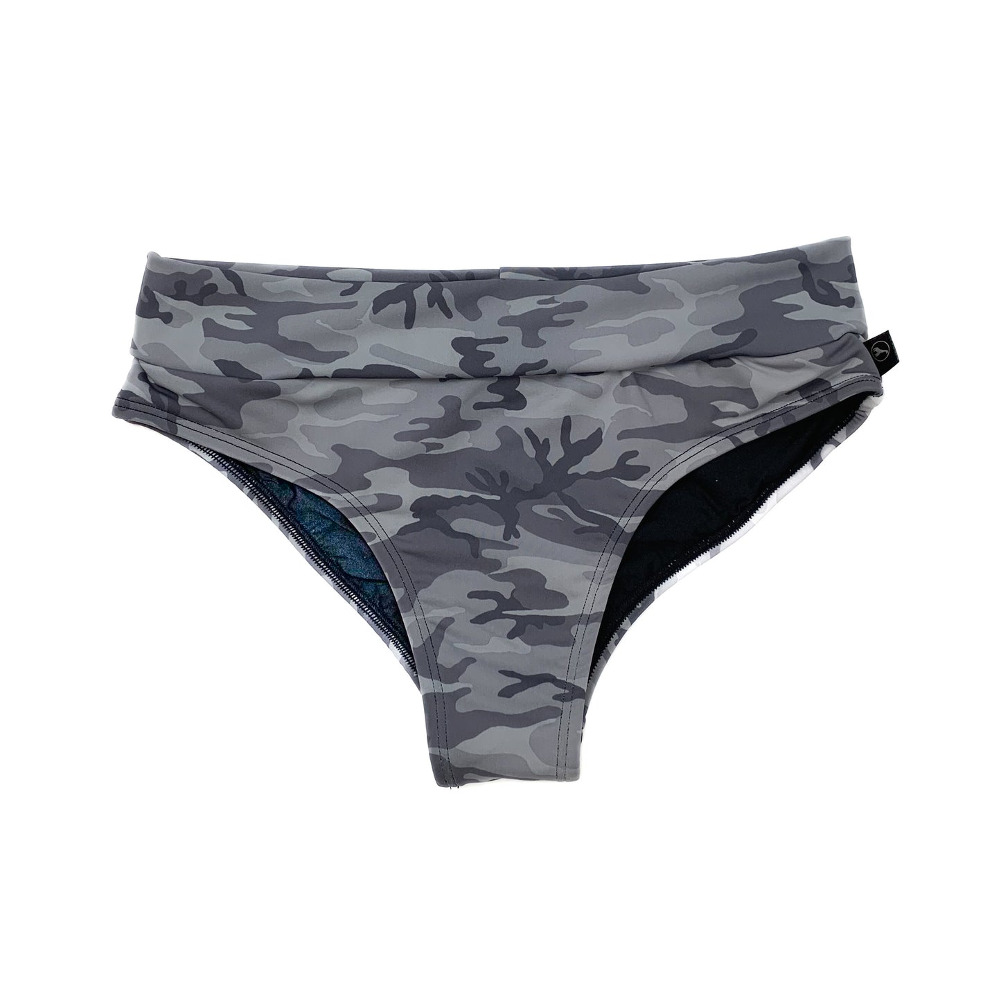 ASTER | Bas de bikini taille régulière | Camo