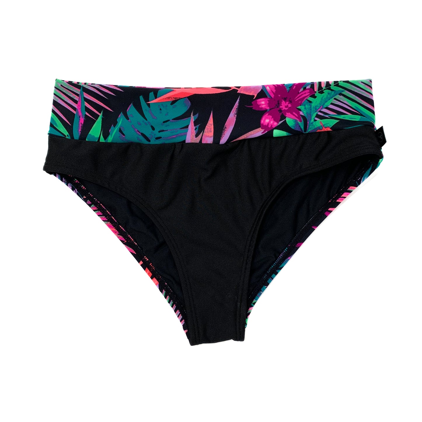 ASTER | Bas de bikini taille régulière | Jungle