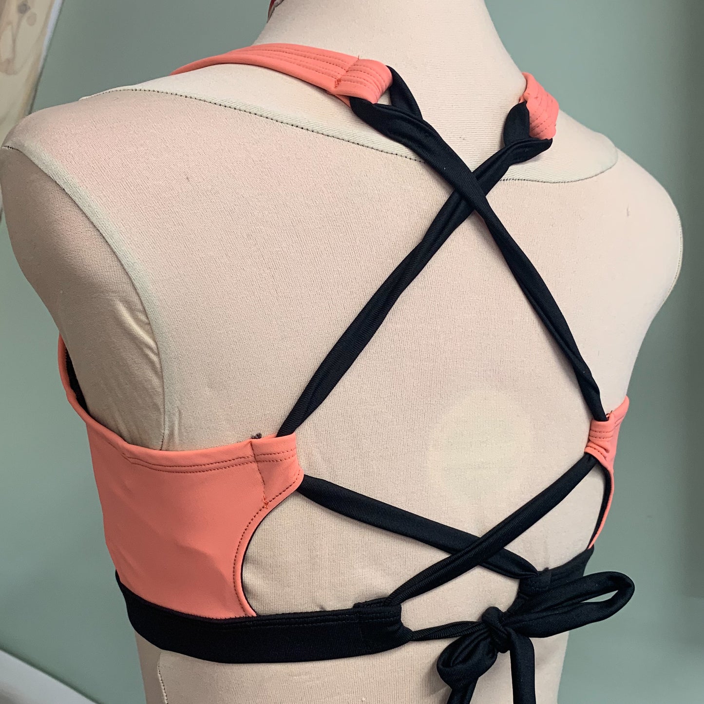 BELLIS | Haut de bikini bralette | Corail