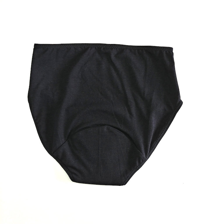 Culotte menstruelle NOIRE | taille haute