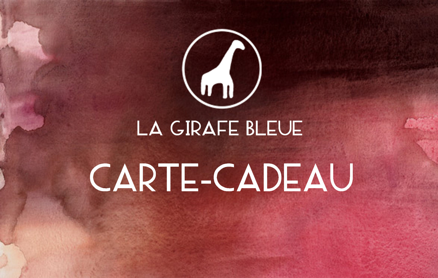 Carte-cadeau  - La Girafe Bleue -