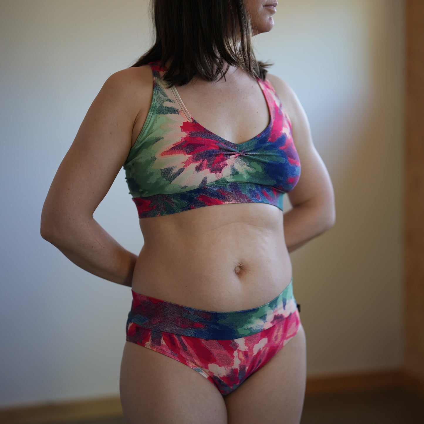 ASTER | Bas de bikini taille régulière | Splash