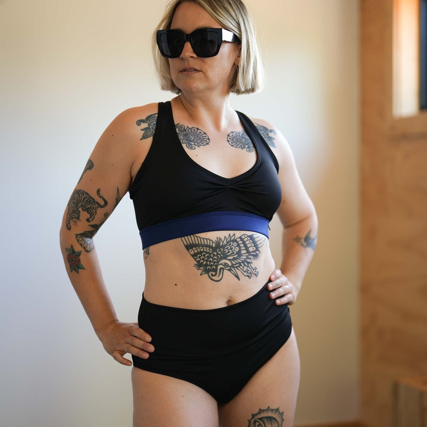 BELLIS | Haut de bikini bralette |  Noir