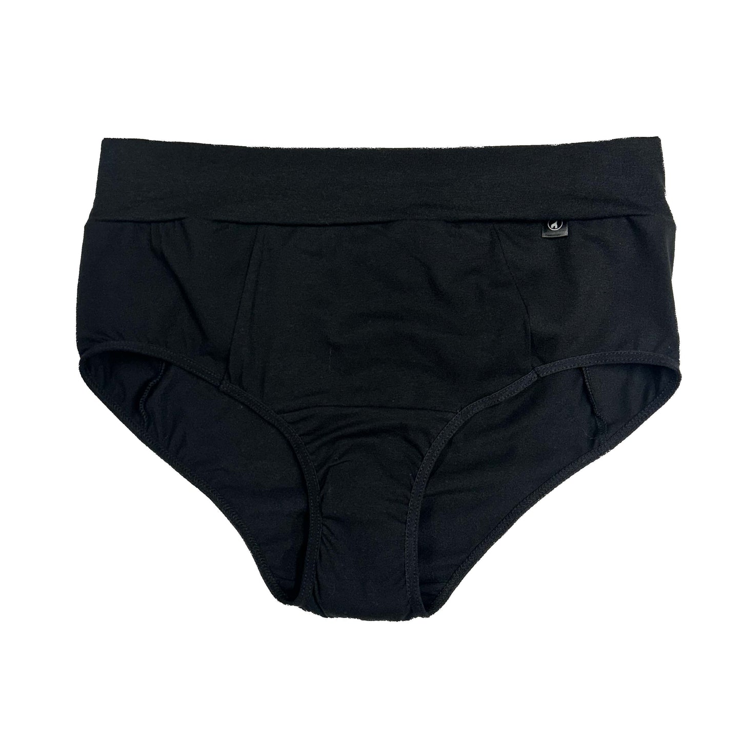 NOIRE MIMI ∣ culotte menstruelle mini fuites ∣ taille yoga semi-haute