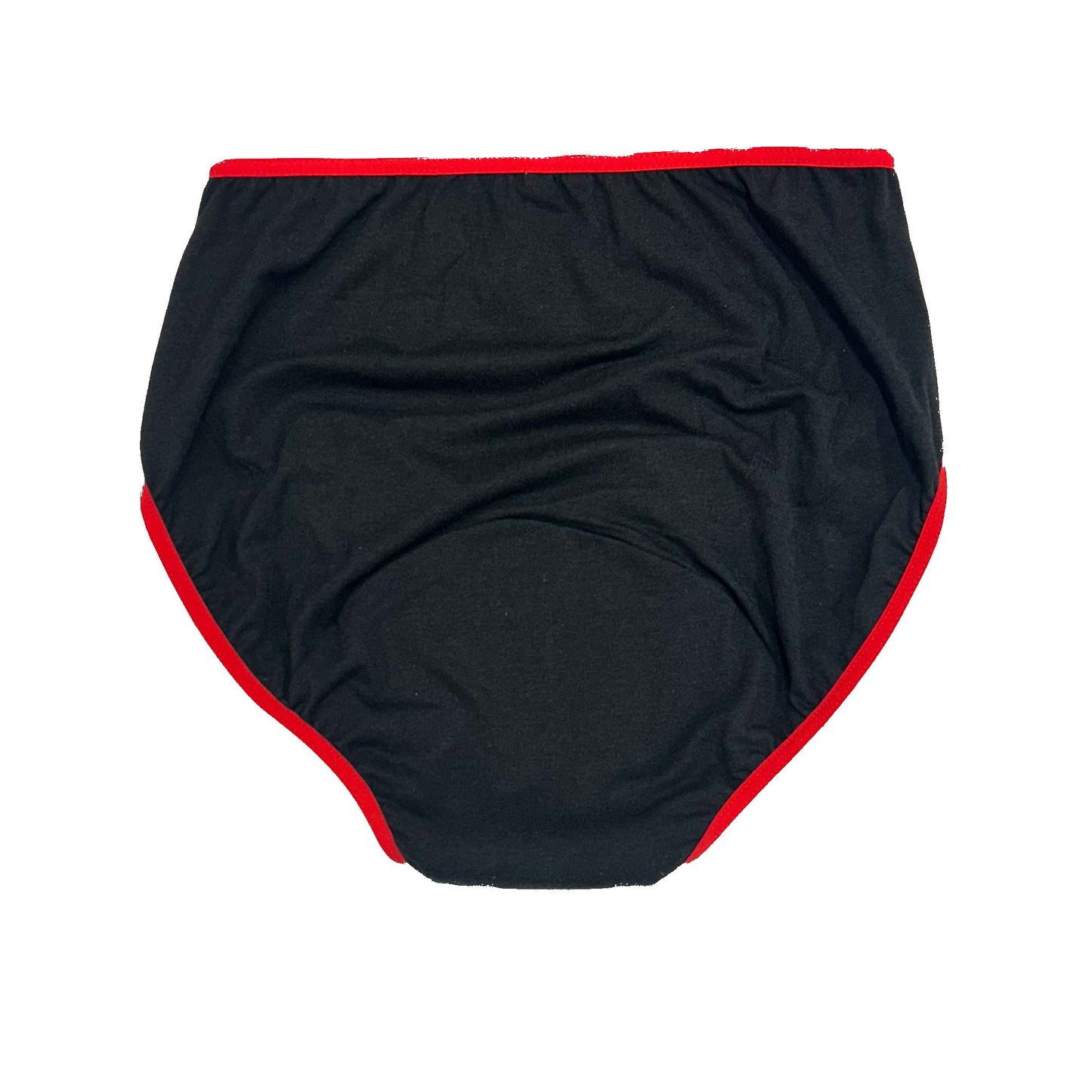 NOIRE / ROUGE ∣ culotte menstruelle ∣ taille haute