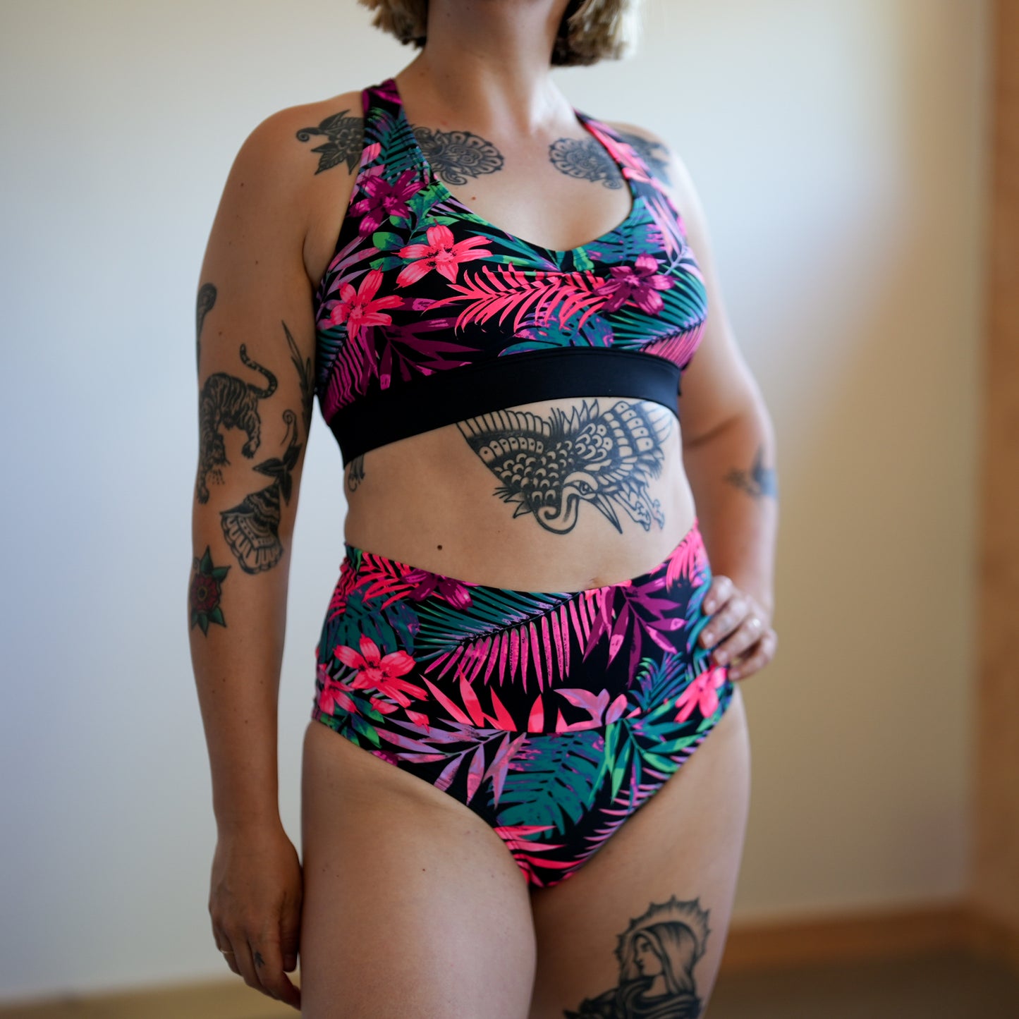 BELLIS | Haut de bikini bralette | Jungle
